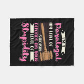 僕は女児だ フリースブランケット (正面(横))