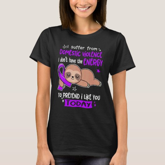 僕は好きなフリをさせて家庭内暴力に苦しむ Tシャツ (正面)