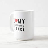 僕は婚約者が好素晴らしきだ コーヒーマグカップ (正面左)