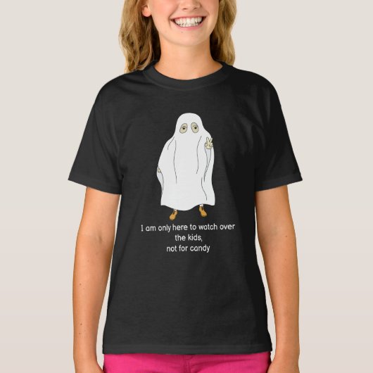 僕は子供のTシャツを見るためにここにいるだけだ Tシャツ (正面)