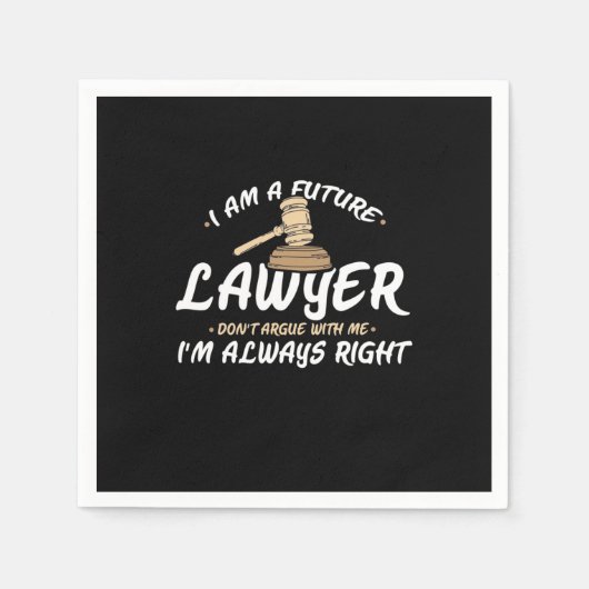 僕は将来の弁護士だ スタンダードカクテルナプキン (正面)