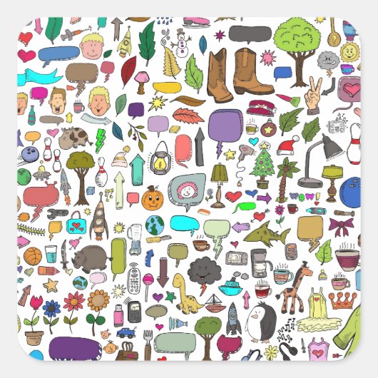 僕は小眼で探る スクエアシール (正面)