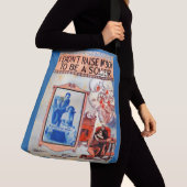 僕は少年を兵隊の楽譜に育てなかった クロスボディバッグ (クローズアップ)