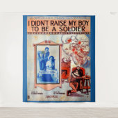 僕は少年を兵隊の楽譜に育てなかった タペストリー (正面)