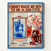 僕は少年を兵隊の楽譜に育てなかった ノートブック (裏面)