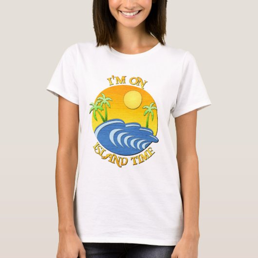 僕は島へ行く時間だ Tシャツ (正面)