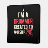 僕は崇拝の為に創造された太鼓だ セラミックオーナメント (左)