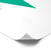 僕は年をとっていないミッドセンチュリーの黒猫モダンの星 ポスター (角)