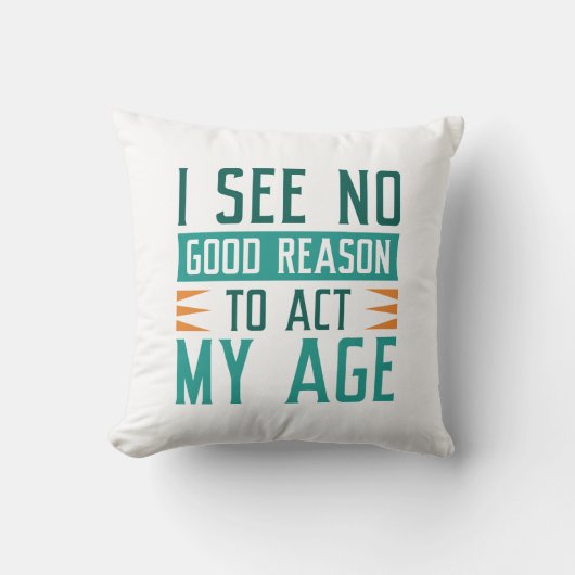 僕は年を取るだけの理由が無い クッション (正面)