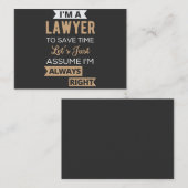 僕は弁護士だ 名刺 (正面/裏面)