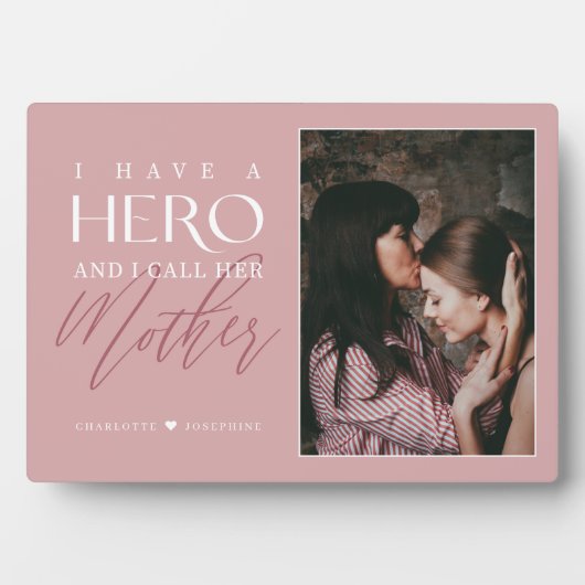 僕は彼女の母と呼ぶヒーローを持っている フォトプラーク (正面)