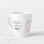 僕は心配が心の一部だ カフェラテマグ (左アングル)