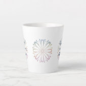 僕は心配が心の一部だ カフェラテマグ (正面)