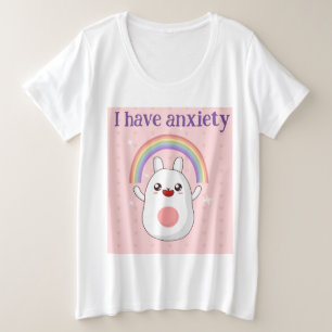 僕は心配だ プラスサイズTシャツ