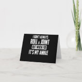 僕は必ずし転がも関節とは限らないが、その時は僕の仕事だ カード (正面)