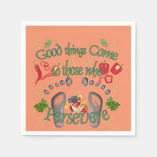 僕は忍耐する スタンダードカクテルナプキン (正面)