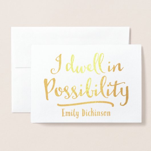 僕は念を押さえておこう 箔カード (封筒付き正面)