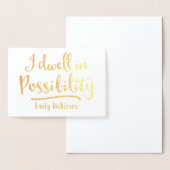 僕は念を押さえておこう 箔カード (ディスプレー)