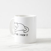 僕は怠け者で知っている コーヒーマグカップ (正面左)