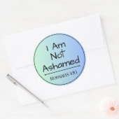 僕は恥じぬ ラウンドシール (封筒)