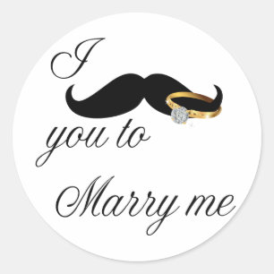 僕は恥ずかしいから僕と結婚しろ ラウンドシール