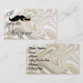 僕は恥ずかしいから僕と結婚しろ 名刺 (正面/裏面)