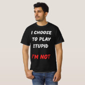 僕は愚か者に遊選ぶ Tシャツ (正面フル)