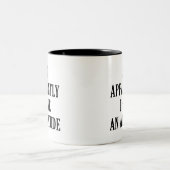 僕は態度が有る ツートーンマグカップ (中央)