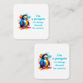 僕は成功の支度をしている スクエア名刺 (正面/裏面)