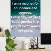 僕は成功を求める磁石だ ポスター (ホームオフィス)