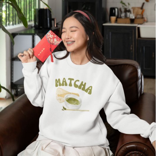 僕は抹茶が好きだ スウェットシャツ