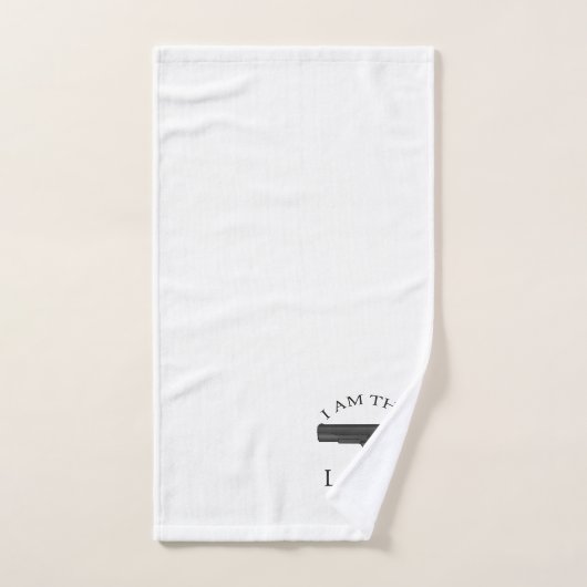 僕は拳銃を持つ法律だ バスタオルセット (ハンドタオル)