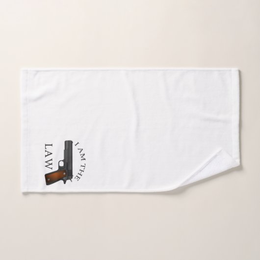 僕は拳銃を持つ法律だ バスタオルセット (ハンドタオル)