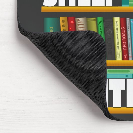 僕は持ち前が自由読で好きなTシャツだ マウスパッド (コーナー)