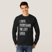 僕は政界の大物離れは大嫌いだ Tシャツ (正面フル)