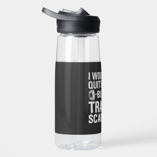 僕は教育者がやめ怖いが僕は怖いおもしろい ウォーターボトル (右面)