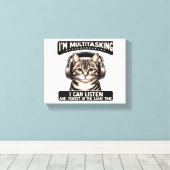 僕は数々の仕事だ聞 キャンバスプリント (インサイチュ (ウッドフロア))