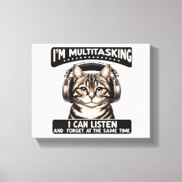 僕は数々の仕事だ聞 キャンバスプリント