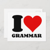 僕は文法が好きだ シーズンポストカード (正面/裏面)