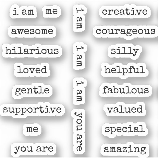 僕は断言やる気を起こさせるだ シール (正面)