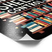 僕は書庫の好きおもしろいが無読い フォトプリント            (角)