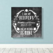 僕は最愛の黒水結婚色だ キャンバスプリント (インサイチュ (ウッドフロア))