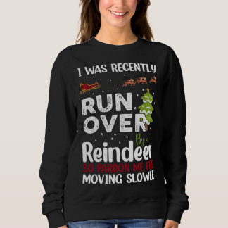 僕は最近トナカイブ走リスマスで終わったので スウェットシャツ
