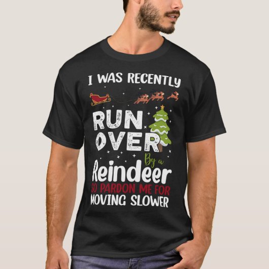 僕は最近トナカイブ走リスマスで終わったので Tシャツ (正面)