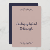 僕は最高のやって充分だ シーズンカード (正面/裏面)