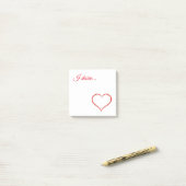 僕は望む ポストイット (デスク上)