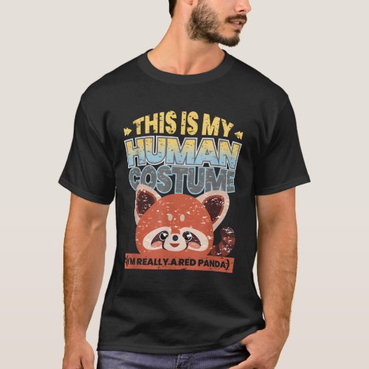 僕は本当に赤いパンダなんだ Tシャツ (正面)