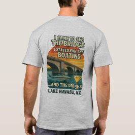僕は来橋へ行って飲み物を飲みに行った Tシャツ