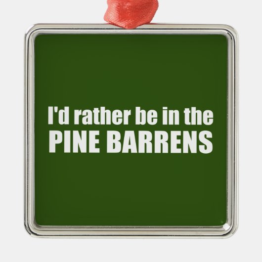 僕は松の木の間に居たい メタルオーナメント (正面)