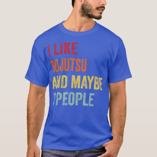 僕は棒術が好きかもしれない3人 Tシャツ